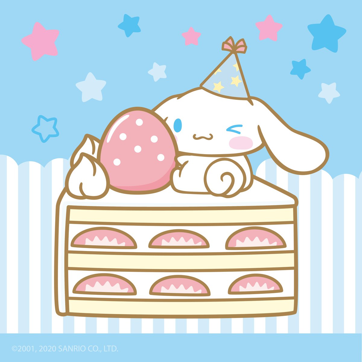 sanrio's tweet photo. Happy Birthday, #Cinnamoroll! 🎂 https://t.co/sRNWzdyoqS