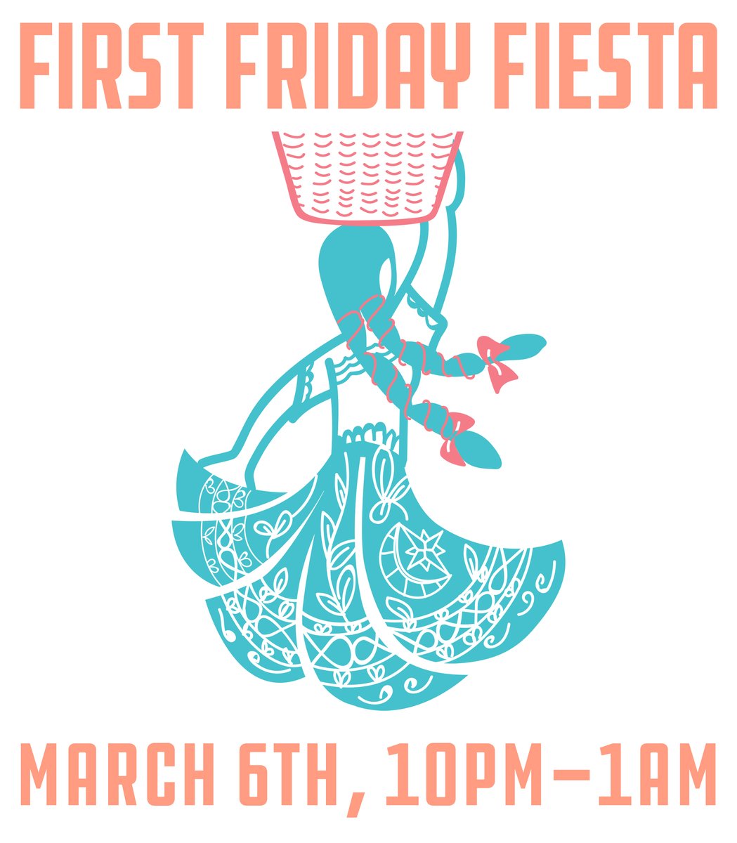 Join us tonight to kick off our monthly First Friday Fiesta! DJ + Dancing + Drink Specials -1/2 off cocktails, 1/2 off draft beers- 10pm-1am. No reservations necessary, just join us for the party!