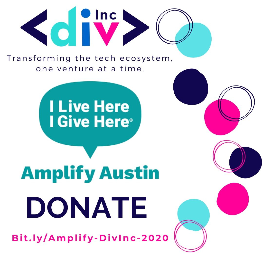 WeAreDivInc's tweet photo. TODAY is the LAST DAY to DONATE to DivInc via @AmplifyAustin at https://t.co/NKa0ucib48

Donations contribute to our mission is to bridge the gap between underrepresented entrepreneurs and the resources they need to build.

#diversityequityinclusion #AmplifyAustin #ATXinColor https://t.co/7OmhCcB7Uj