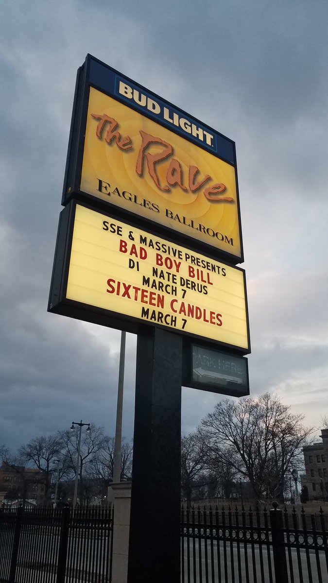 j37h3r's tweet photo. Nothing like seeing your brand's name on an iconic sign at a legendary venue...

#massiveposse #thebassment #housemusic #oldschoolraver https://t.co/UjceXs9yqi