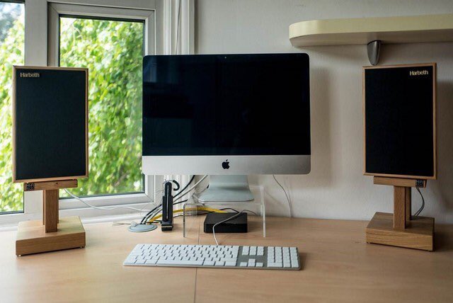 Hi Fi Racks Ltd (@hifiracksltd) on Twitter photo Thinking about refreshing your desk set-up? Here's some inspiration, an @apple Mac framed by <a href="/HarbethHQ/">Harbeth Audio Ltd</a> speakers on our Duet Speaker Stands - built to minimise resonance for enhanced clarity & featuring a larger base to support monitor speakers.
bit.ly/hfrduet Thinking about refreshing your desk set-up? Here's some inspiration, an @apple Mac framed by <a href="/HarbethHQ/">Harbeth Audio Ltd</a> speakers on our Duet Speaker Stands - built to minimise resonance for enhanced clarity & featuring a larger base to support monitor speakers.
bit.ly/hfrduet