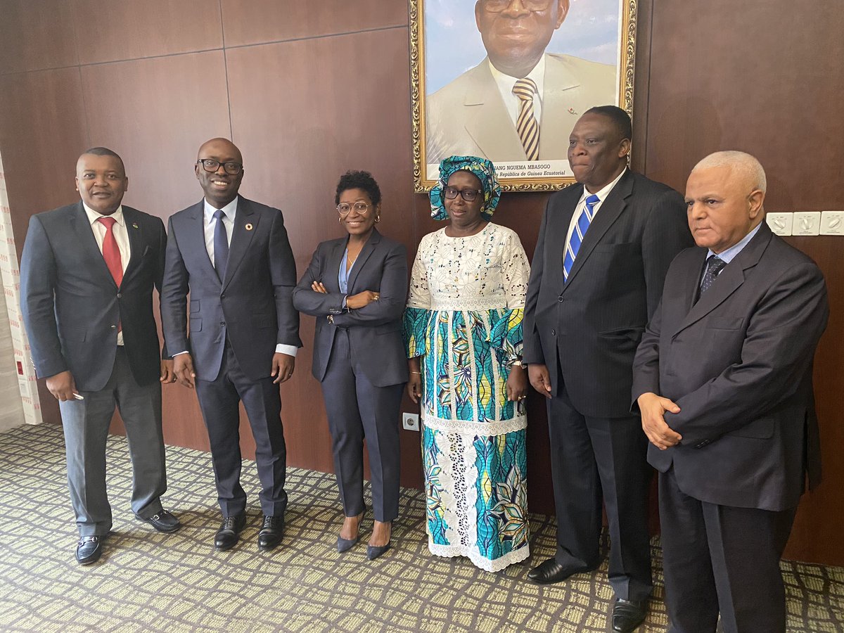 CesarAbogo's tweet photo. #MomentOfTruth : fantastic kick off meeting today 2 discuss @AfDB_Group #BudgetSupport #makingadifference #EquatorialGuinea fostering diversification of the economy and good governance #thecandomindset #HaciendaHaciendo #JuntosAvanzamos2035 @IMFNews @WorldBank @BdeacOfficielle https://t.co/qUETlSJuEq