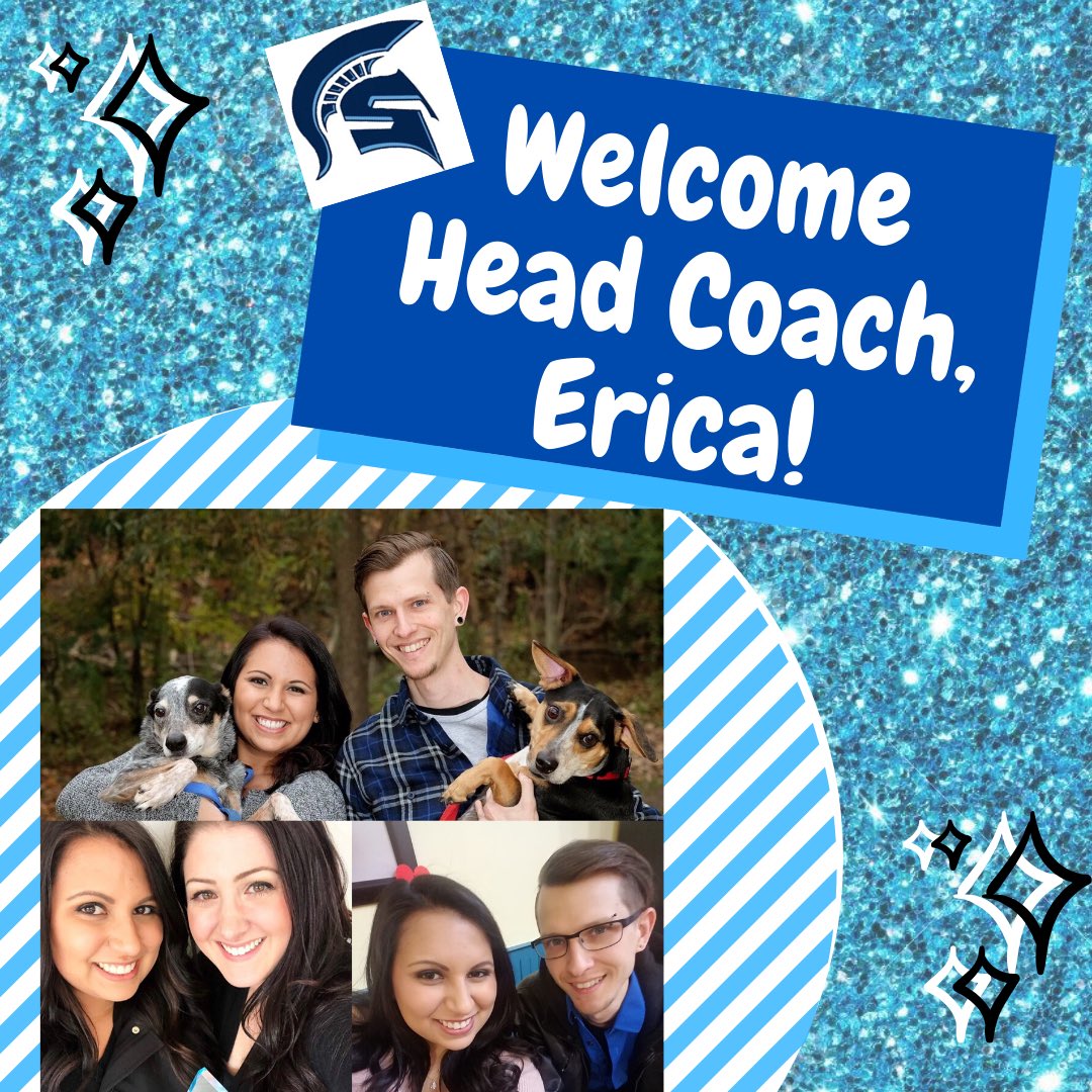 stevensonpom's tweet photo. WE HAVE EXCITING NEWS!!!! 💙 We are beyond excited to announce our new Head Coach for the program. A BIG welcome to Erica!!!! We cannot wait to see all the amazing things you are going to do with this program and this team!! https://t.co/7vq2cDMtvD