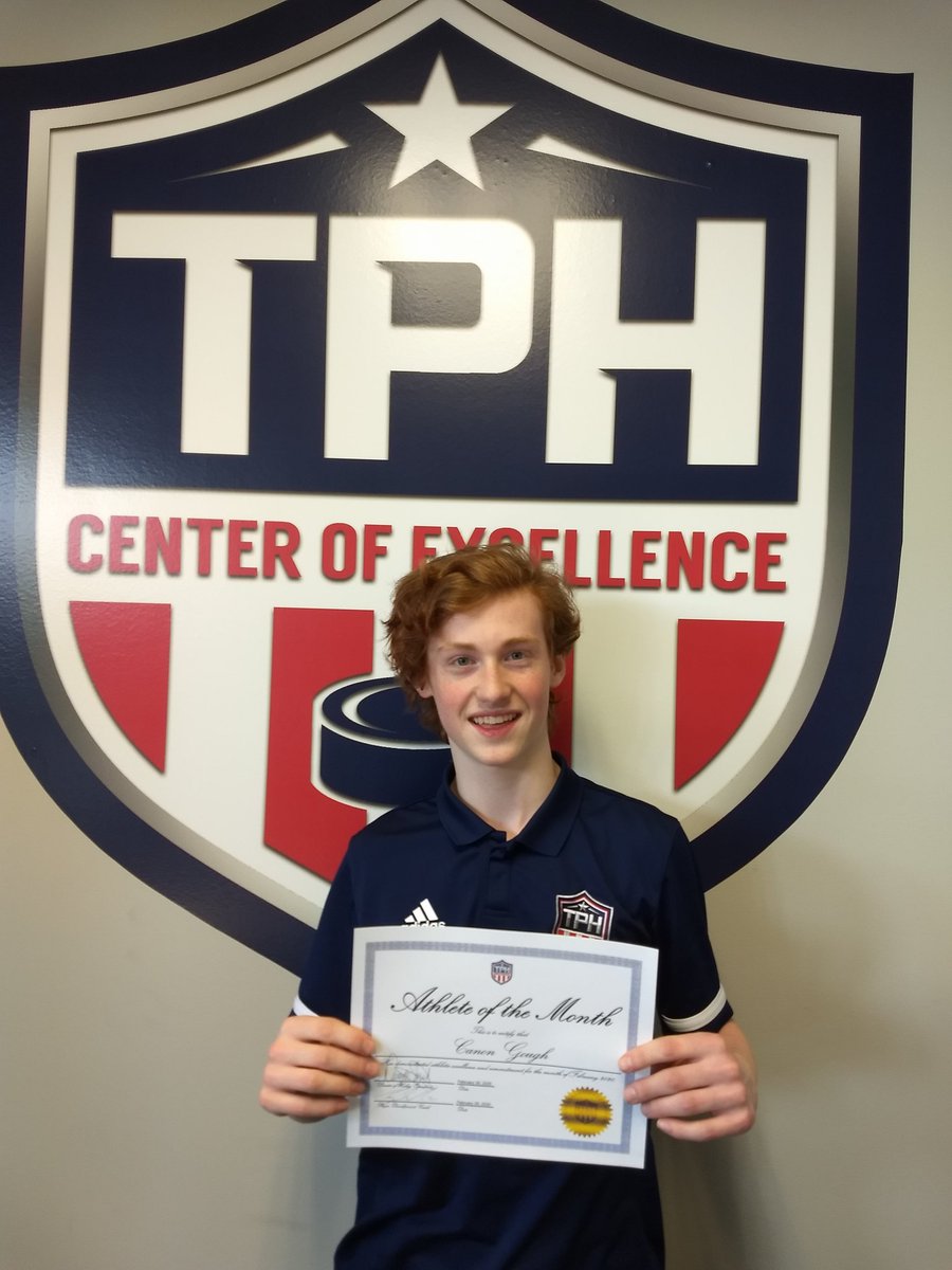 TPHDetroit's tweet photo. Congratulations to our Students of the Month: Connor Gould and Ethan Janda and our Athlete of the Month: Canon Gough! Keep up the great work! #StudyTrainPlay #InTheCoE https://t.co/iHK2PmsD3t