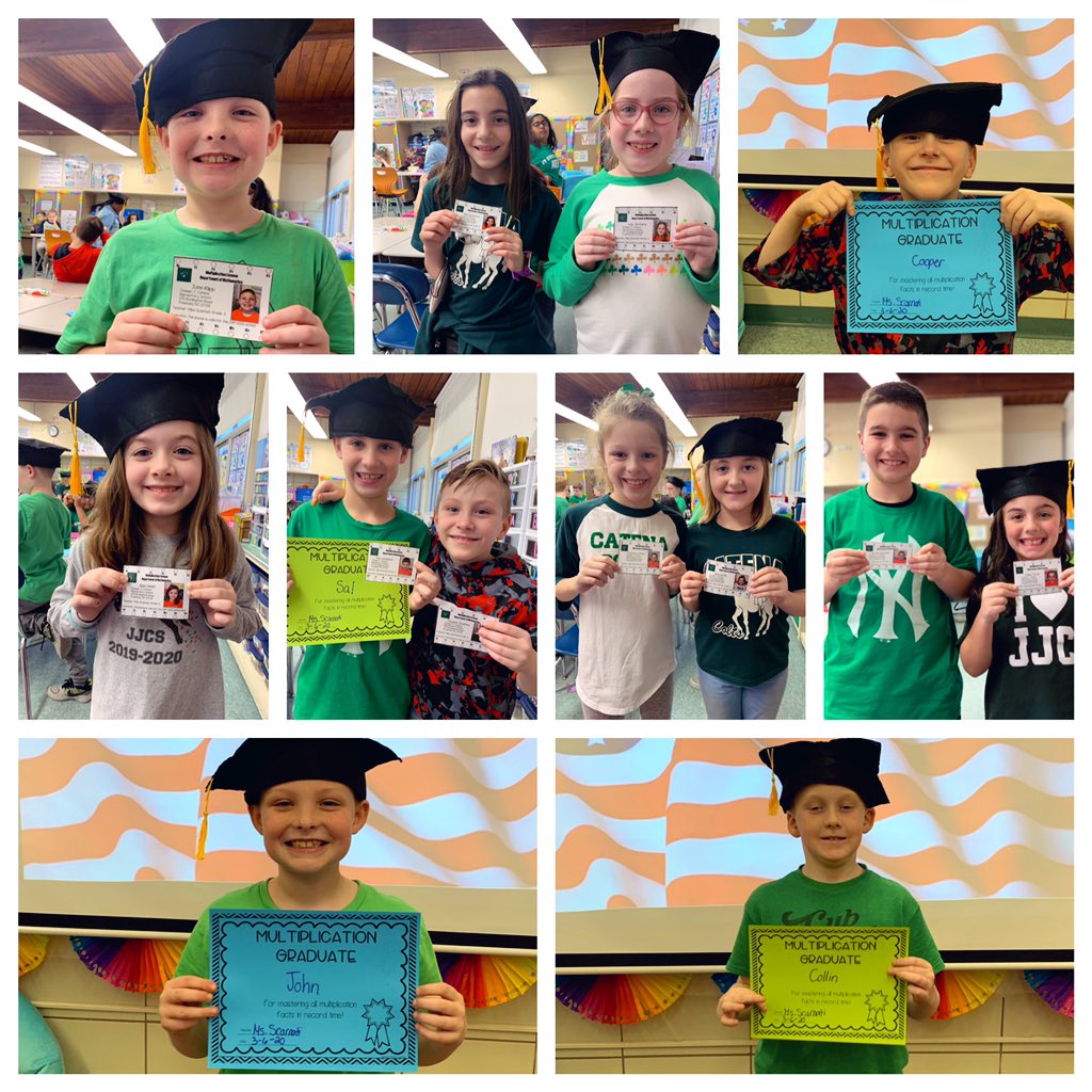 MsScarnati's tweet photo. Fun Fridayβs in full force today! We graduated from our multiplication fluency using our facts and Reflex Math! What better way to celebrate than with a little graduation ceremony!? I adore these graduates! #FactMasters #WeLoveReflex π§π»βππ©πΌβππ¨πΌβππβοΈππ»π―@CatenaColts https://t.co/NeakV4Qjed