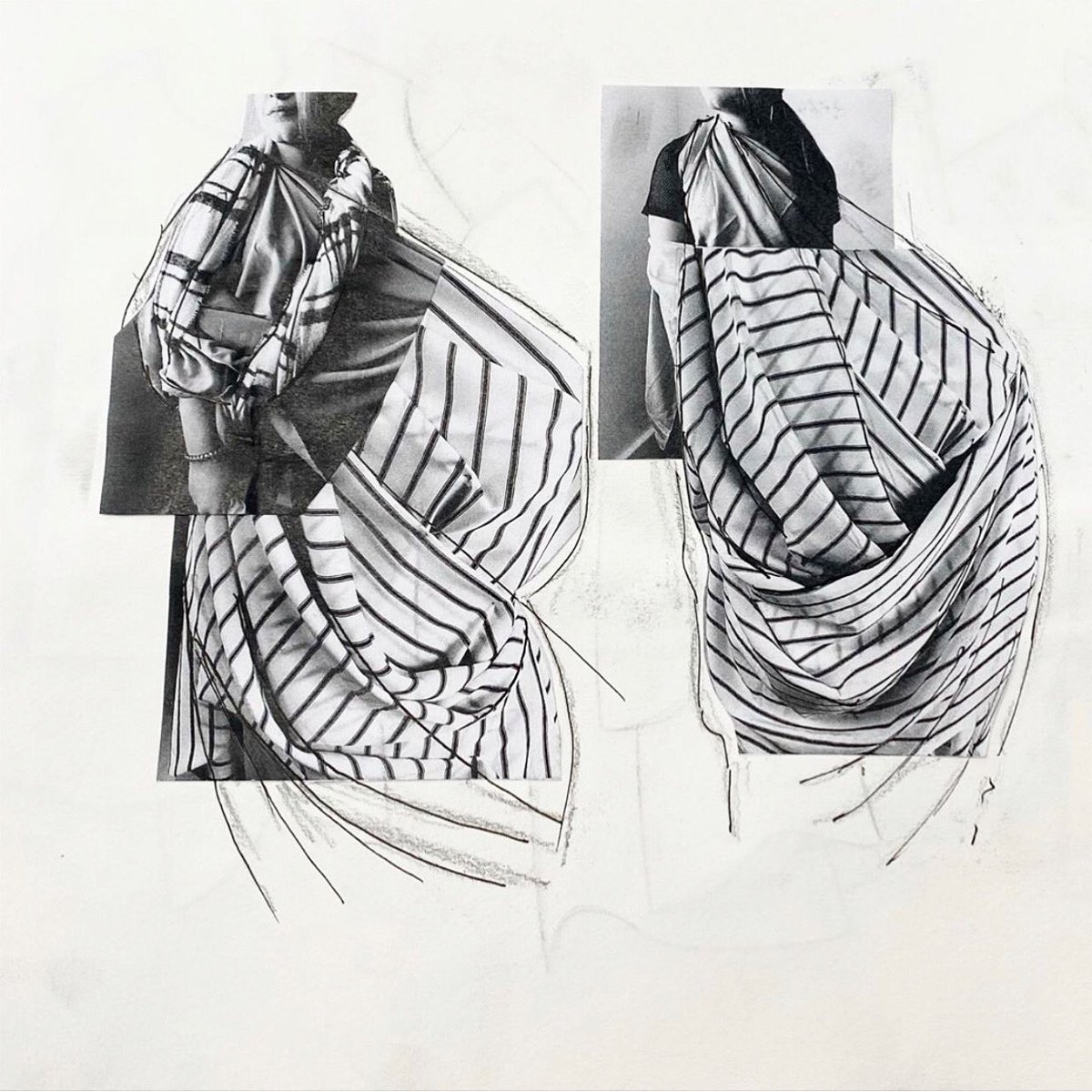 Fashionstaffs's tweet photo. We teach our students lots of different methods of working, here’s some 2nd year draping on the stand for negotiated study module.  
#fashion #fashiondesign #fashioneducation #fashiondegree #creativepatterncutting #patterncutting #fashionstudent #fashionsketch https://t.co/pkCMwhXDt7