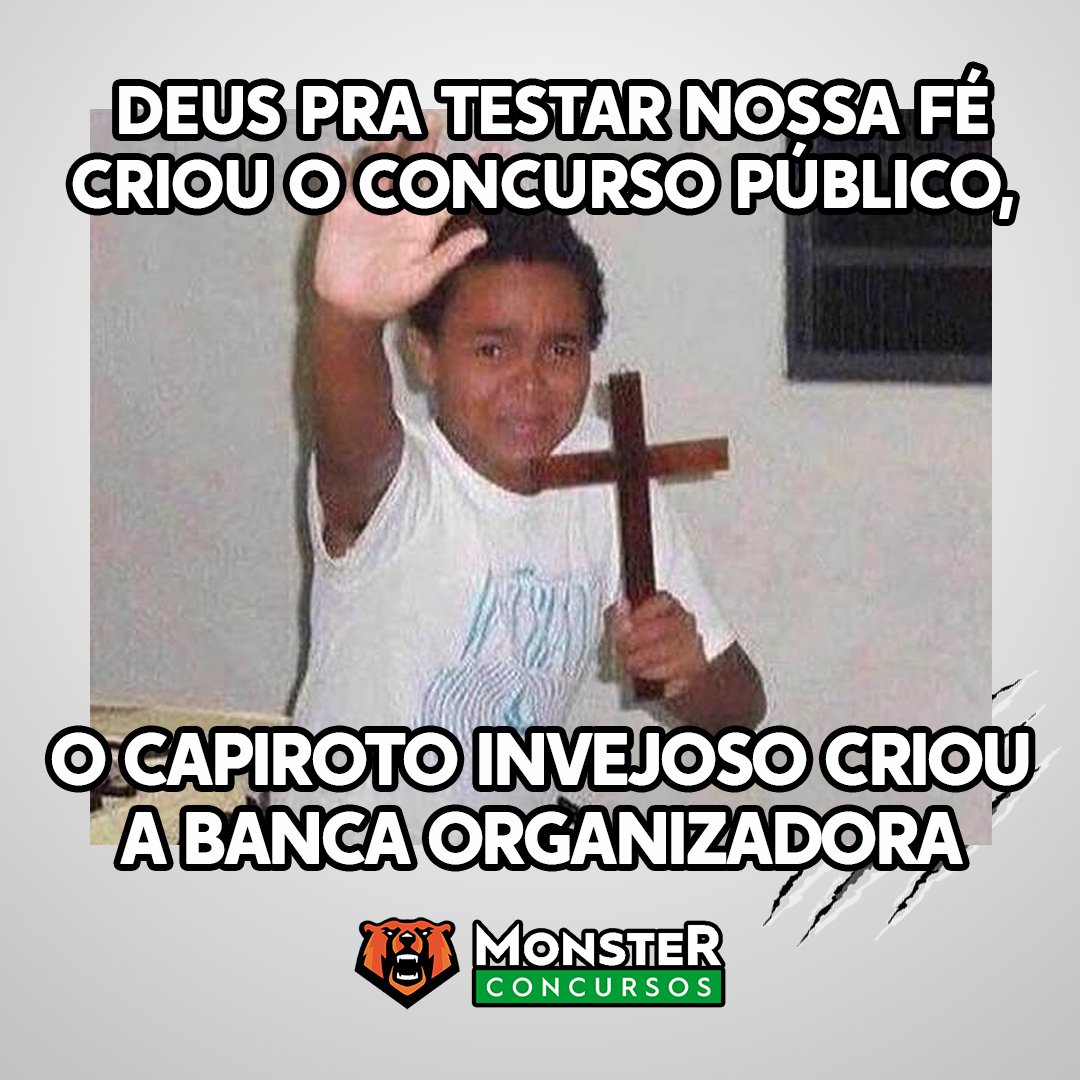 Monster Concursos on X: Chega logo, aprovação! 🙌🏽😂 #monsterconcursos  #meme #concurseiros #estudaquepassa #boramudardevida #aquiemonster #rir  #humor #vidadeconcurseiro  / X