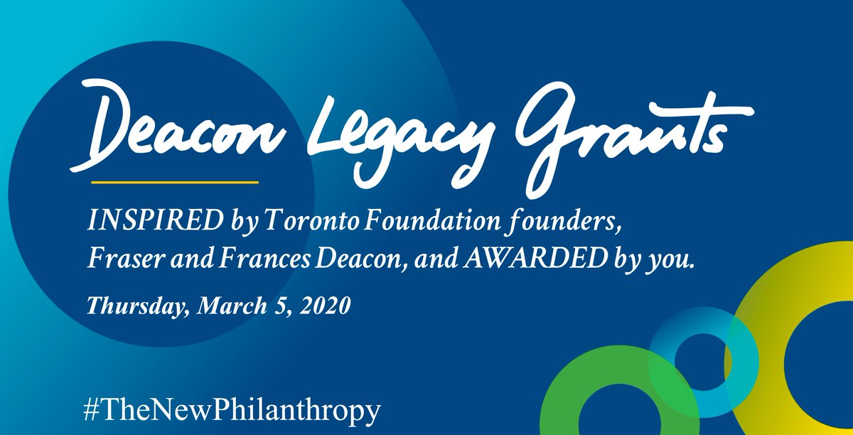 Thank you everyone who made the inaugural Deacon Legacy Grants an extraordinary night of generosity + collective legacy. 10 orgs awarded grants totalling nearly $1 million, voted by YOU. Our call to you now is to ACT. Continue to get to know them + consider making grants to them.