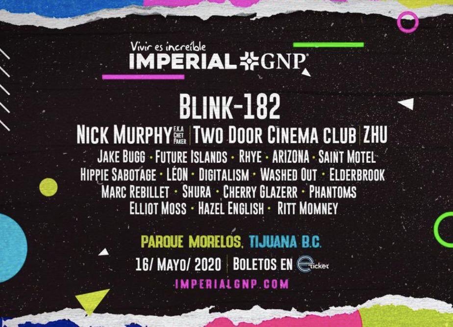 Punkeandoo's tweet photo. ¡blink-182 en Mexico! 

16 de Mayo Tijuana, Baja California https://t.co/7ftqZMLHIi