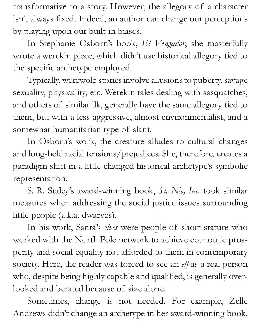 KenJohnsonUSA's tweet image. Sometimes, it is necessary for a writer to change the #allegory of a known #character #archetype. Here, consider the works of @WriterSteph @samrstaley.

Want to learn more, read my book A QUICK GUIDE TO ARCHETYPES &amp;amp; ALLEGORY at amazon.com/Quick-Guide-Ar…