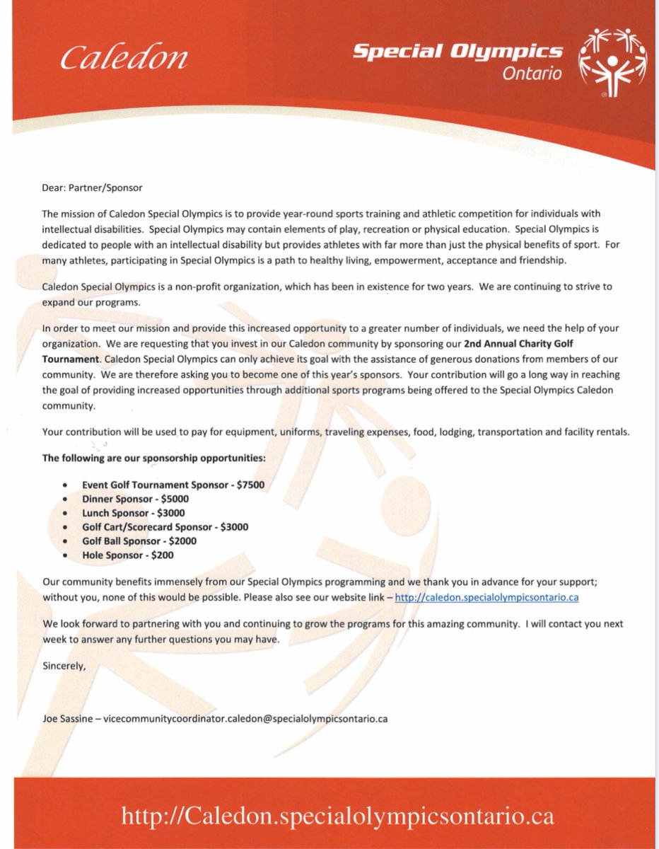 SocOntario's tweet photo. @SocOntario #charitygolftournament #sponsors #bolton #caledon #peel #silentauction #raffles #donations #specialneeds #golf @caledonwoods https://t.co/CMmxqS1slh