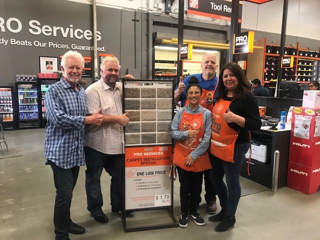 Dean Bednar &amp; John Wallace Promoting with store 6613 Pro DH Monica, and PASA's Mark &amp; Rachel. #Workingtogether  #whybuyTHD <a href="/superdave427/">dave hronchek</a>   <a href="/LarissaGreenTHD/">Larissa Green</a>  @MattBare_HD