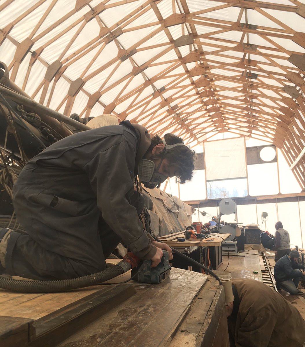 caravanstage's tweet photo. On #EmployeeAppreciationDay, we want to say a HUGE thank you to all the people who've worked to make what we do possible. Those working on the refit of our theatre ship, a year-long project which is so nearly complete, we appreciate you ❤️ https://t.co/IGrRpTaFUd