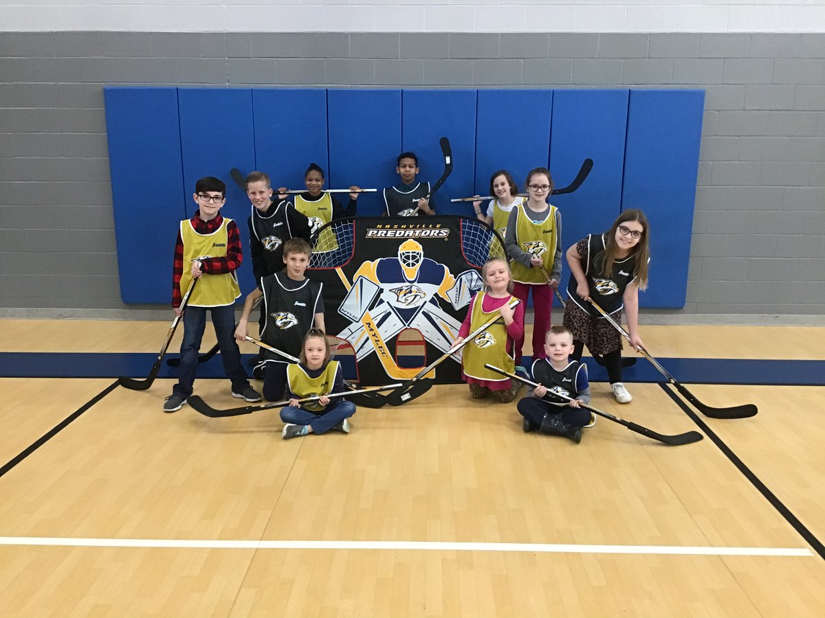 OldhamFrank's tweet photo. Thank you @PredsNHL for supporting Marvin Wright Elementary.  The kids LOVED it! https://t.co/og6Grc3uGD