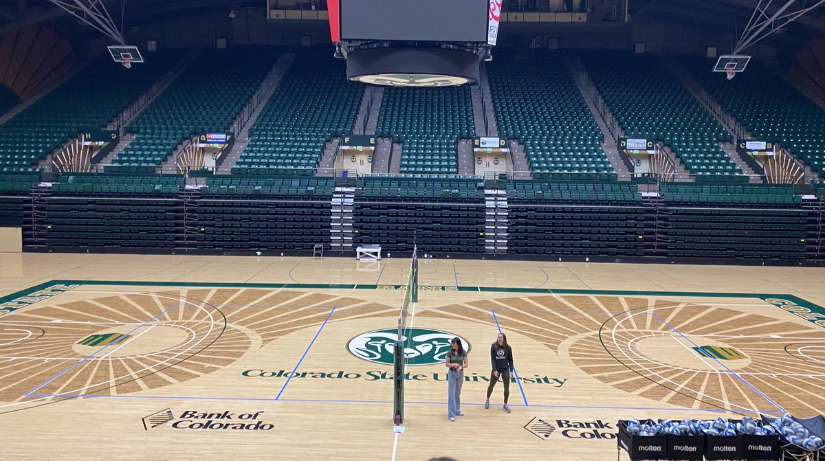 TaraCullen4's tweet photo. Back up in FOCO today for a volleyball camp with @CullenAyla! Excited to be able to watch @CSUFootball practice tomorrow morning as well! Bring on the pads!!! https://t.co/eGeiz4PROX