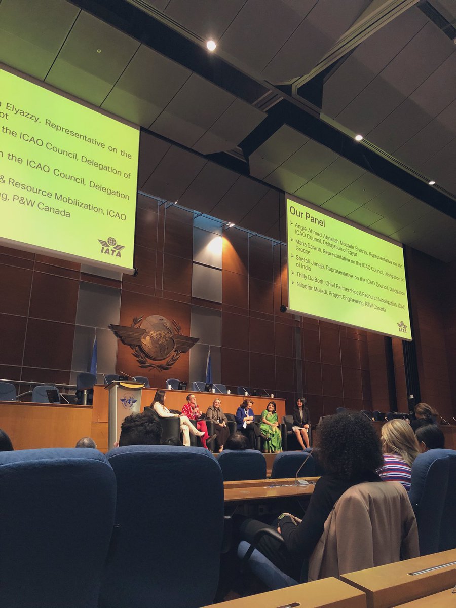 MJugureanu's tweet photo. International woman day, inspired to thrive! with @IATA @icao #each4equal #eachforequality #iwdaviation https://t.co/u5NiJotoOT