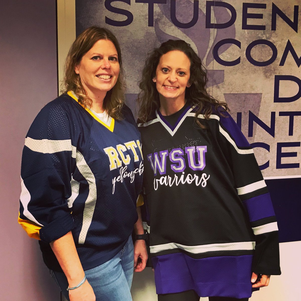WSURecruiter's tweet photo. Your Path to Purple Team here to help you reach your GOALS!! Make an appt in the Welcome &amp; One Stop Center today! #wsupurplefridays #pathtopurple #rctc #wsur https://t.co/nH3hi734GQ