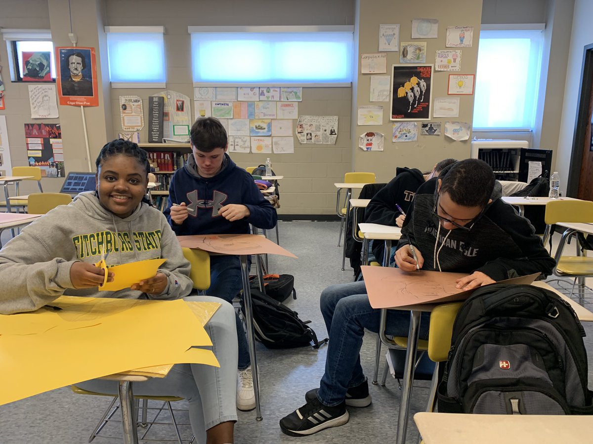 MrsSilveira's tweet photo. So proud of my seniors for working independently and creatively to design our door for Black History Month! https://t.co/uDiBlUzvba
