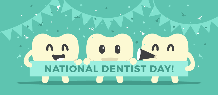 Happy #NationalDentistDay! 🎉 Dentists are tirelessly working to protect us from the dangers of poor oral health. 💪🦷😁

When was the last time you visited your dentist? 🤔