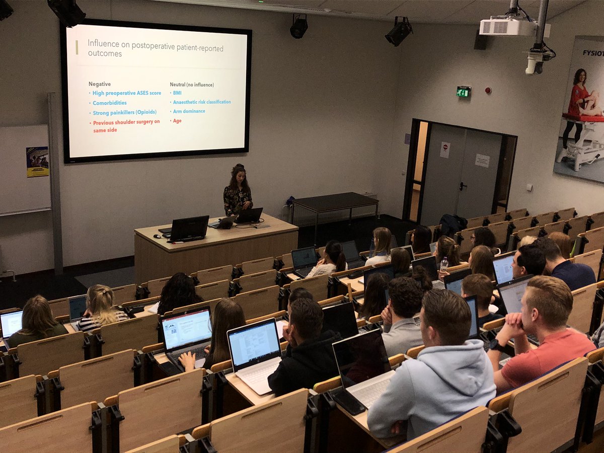Een mooie en leerzame schouder-week voor onze 3e jaars fysiotherapie studenten; klinisch redeneren, postoperatieve revalidatie, innovatie &amp; technologie en MSU. Dank aan Frank van Zon <a href="/Physitrack_NL/">Physitrack Nederland</a> &amp; Yvonne Witkowski! @FontysFPH