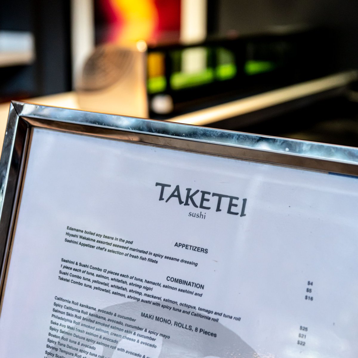 Treat yourself to some sushi at Taketei this Friday!