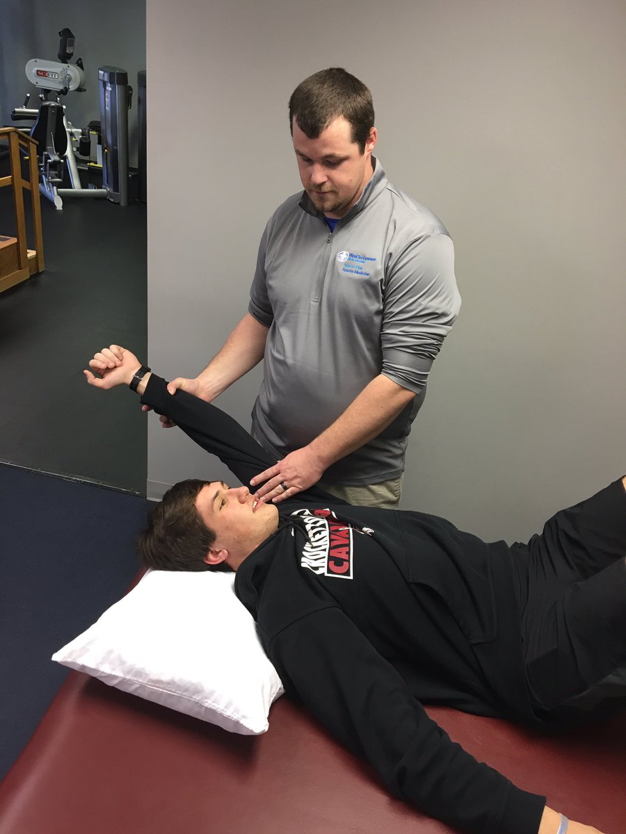 SportsPlusAT's tweet photo. James Carver chose athletic training  so he could help athletes like Tyler Riggsbee, who show love for and dedication to their sports, return to play at their highest level #ichoosesportsplus #NATM2020 @cavaliersports @crockett_cavs https://t.co/S7FEIqKo6G