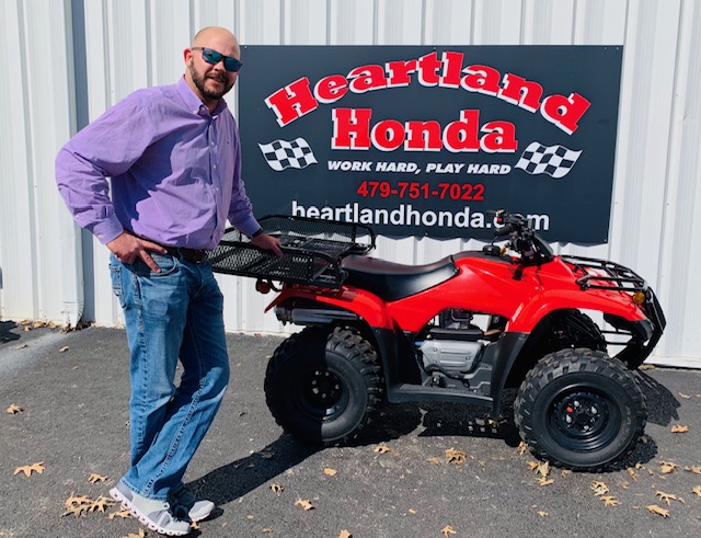 Terry got John Nathan set up with his new Honda Recon today!  Thanks so much, John!  #HondaRecon #HondaATV #NorthwestArkansas #ATVForSale