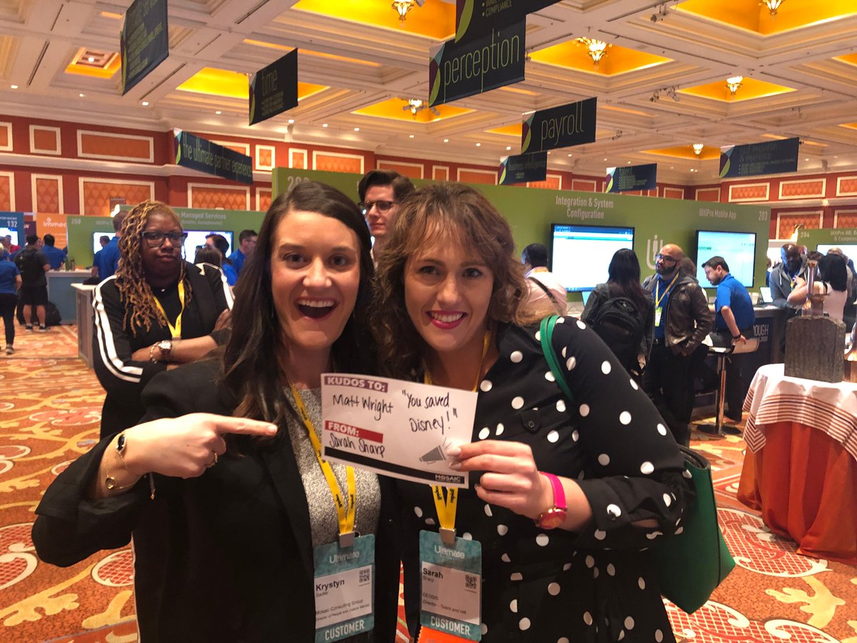 MosaicCG's tweet photo. This year's #UltiConnect was amazing! Thank you to everyone who stopped by our booth and a special thank you to all our clients who stopped by to say hi and send a shout out to our team members, we love hearing about how Mosaic #makesadifference in your organization. https://t.co/WLdGoI5F0H