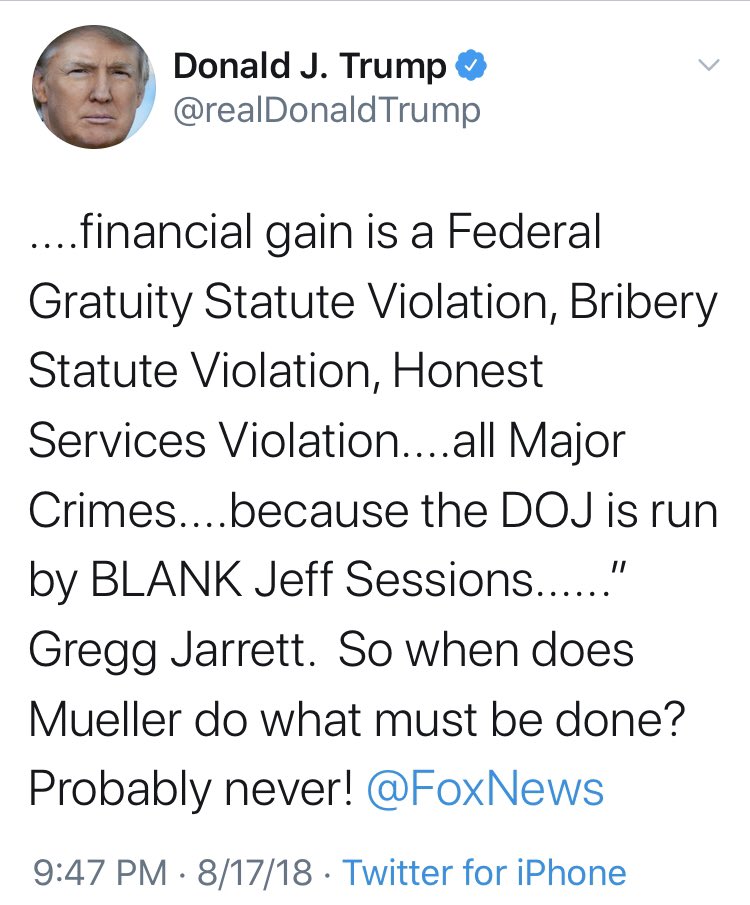 More  @realDonaldTrump tweets about  @jeffsessions 12/