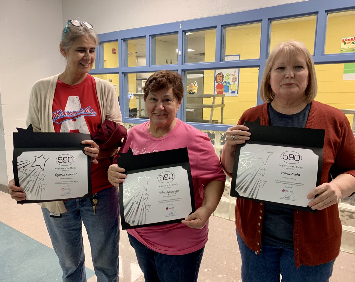 Carla_Carter70's tweet photo. At Arlon Seay, we love our lunch ladies!   They greet us with a smile and make sure we have healthy choices for lunch!  They truly go the extra mile and are our @cisd590 winners!  @cisdnews https://t.co/39Bs5rsayE