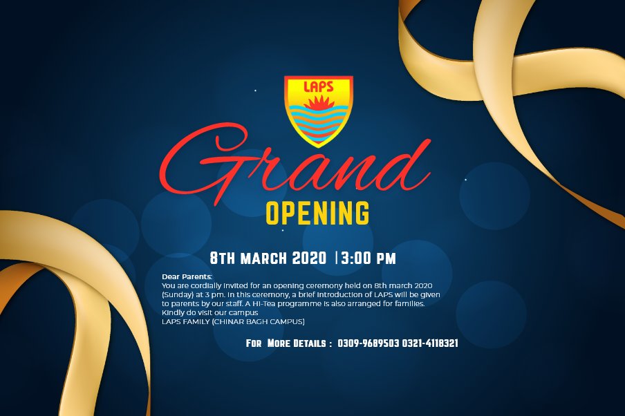 lapschinarbagh's tweet photo. Grand Opening Ceremony is being held on 8th March 2020.

#grand #openingday #chinarbagh #ceremony https://t.co/zwPoBVtJeD