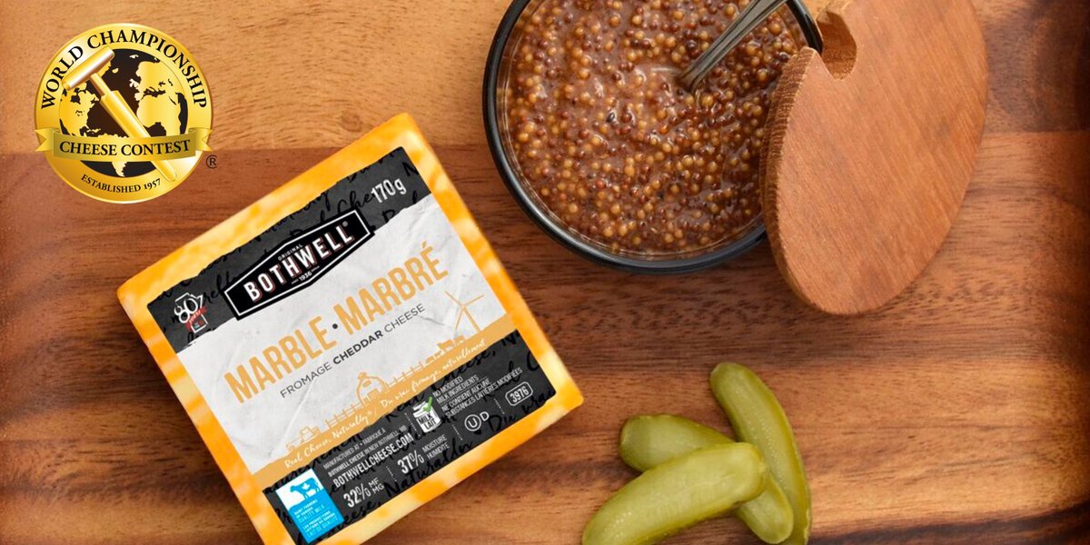 It’s official: we make a better cheddar!  This week we won 1st place for our Marble Cheddar at the prestigious World Championship Cheese Contest in Madison, Wisconsin. Two Bothwell Non-GMO Cheddars were also awarded with 2nd and 3rd place wins.