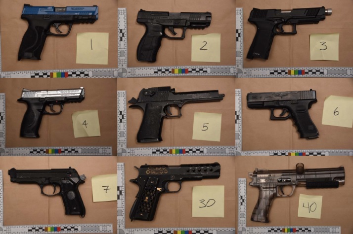 VancouverPD's tweet photo. #VPD have seized weapons for the third time in nine days from Oppenheimer Park and the surrounding area. https://t.co/EZXoEoSpO2 https://t.co/i7f4Upjon9