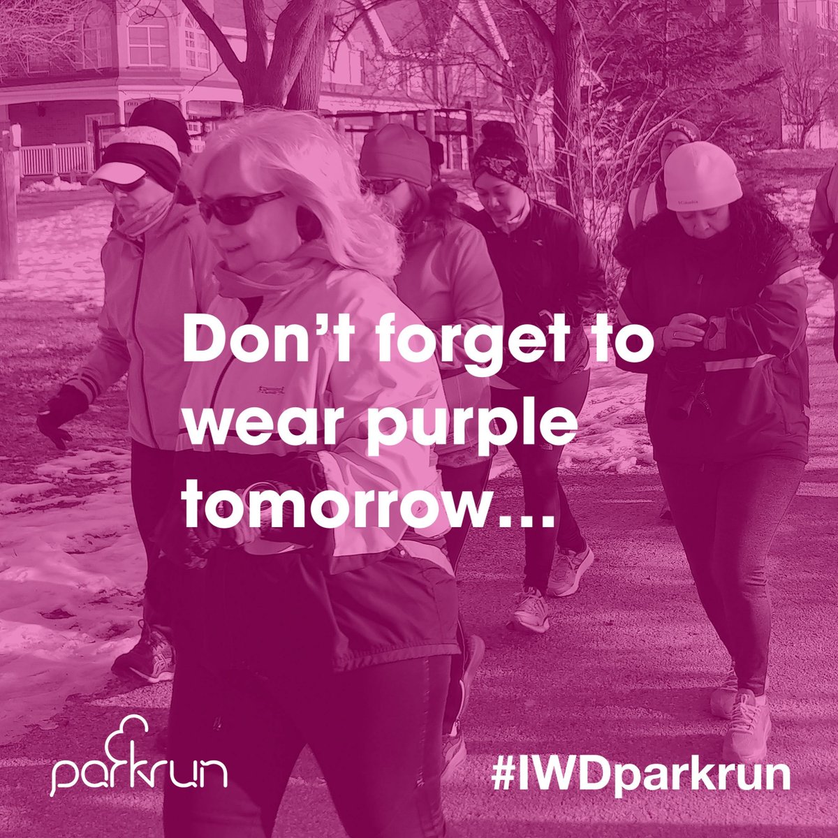 duffinsparkrun's tweet photo. Don't forget to wear purple at #parkrun tomorrow :) #IWDparkrun #loveparkrun #parkrunca https://t.co/q8s43g1DSj