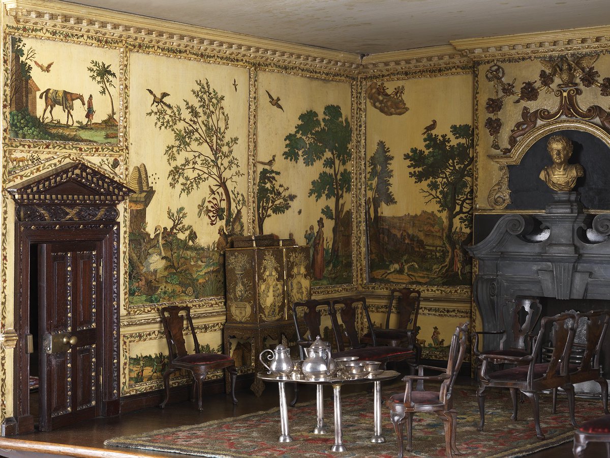 nationaltrust's tweet photo. Silver dining sets, working servants' bells, and Ionic columns are all found in Nostell's 300 year old dolls' house: https://t.co/4ODgQZU0EK

Far from being toys, these miniature worlds gave aristocratic young women their first taste of furnishing, and running, a country house. https://t.co/asyg5MhIrD