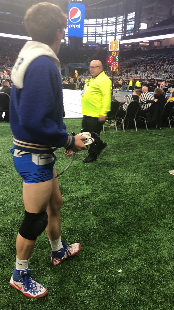 SwrestlingHch's tweet photo. Getting ready to roll in our second match let’s go Trev. https://t.co/Jf02hv6eC7