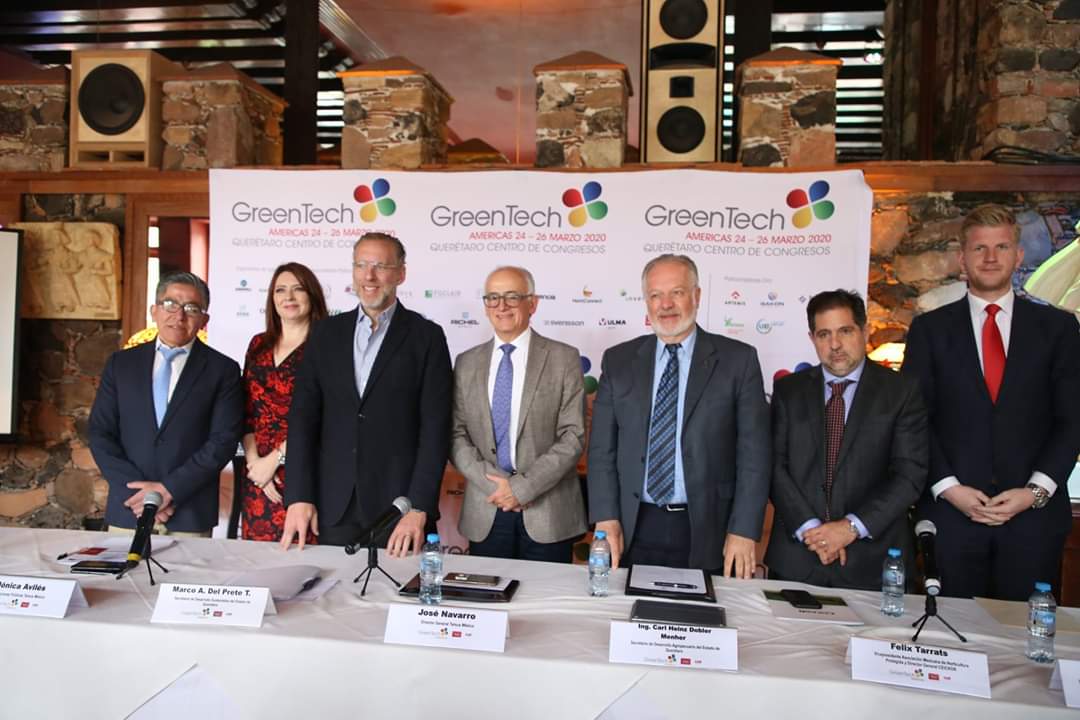 CDoblerM's tweet photo. Querétaro será sede del @GreenTechAm, 2020 la principal plataforma mundial de agricultura protegida por primera vez en México, el cual se celebrará en el @QCCmx del 24 al 26 de marzo, congregando más de 130 empresas de 17 países reunidas para impulsar el sector en Latinoamérica. https://t.co/7mJj3HHKo6