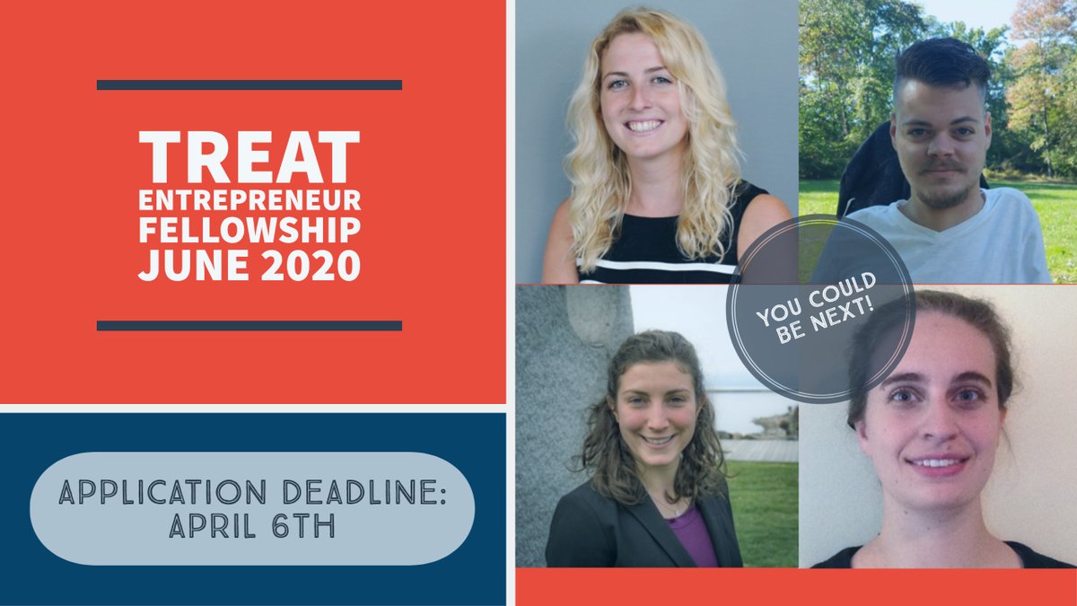 CenterTREAT's tweet photo. TREAT is seeking candidates for our Entrepreneur Fellowship program! We are looking for candidates who have an interest in entrepreneurship and want to learn about the process of commercializing new technologies. https://t.co/EMaaawAjyE
#assistivetechnology #rehabilitation https://t.co/hyIzG691m2