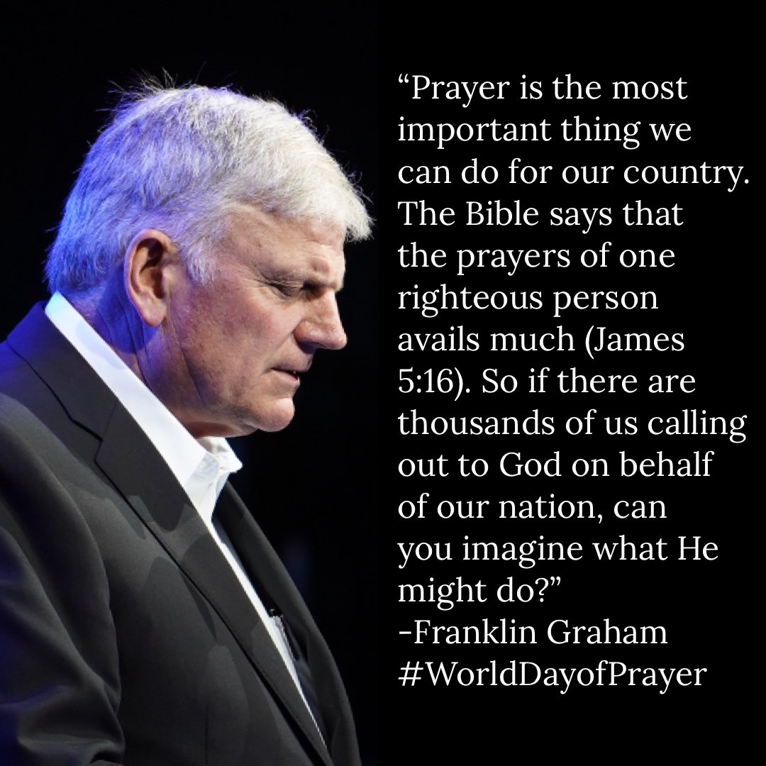 Franklin_Graham's tweet photo. #WorldDayofPrayer https://t.co/XQ7VaB5Nim