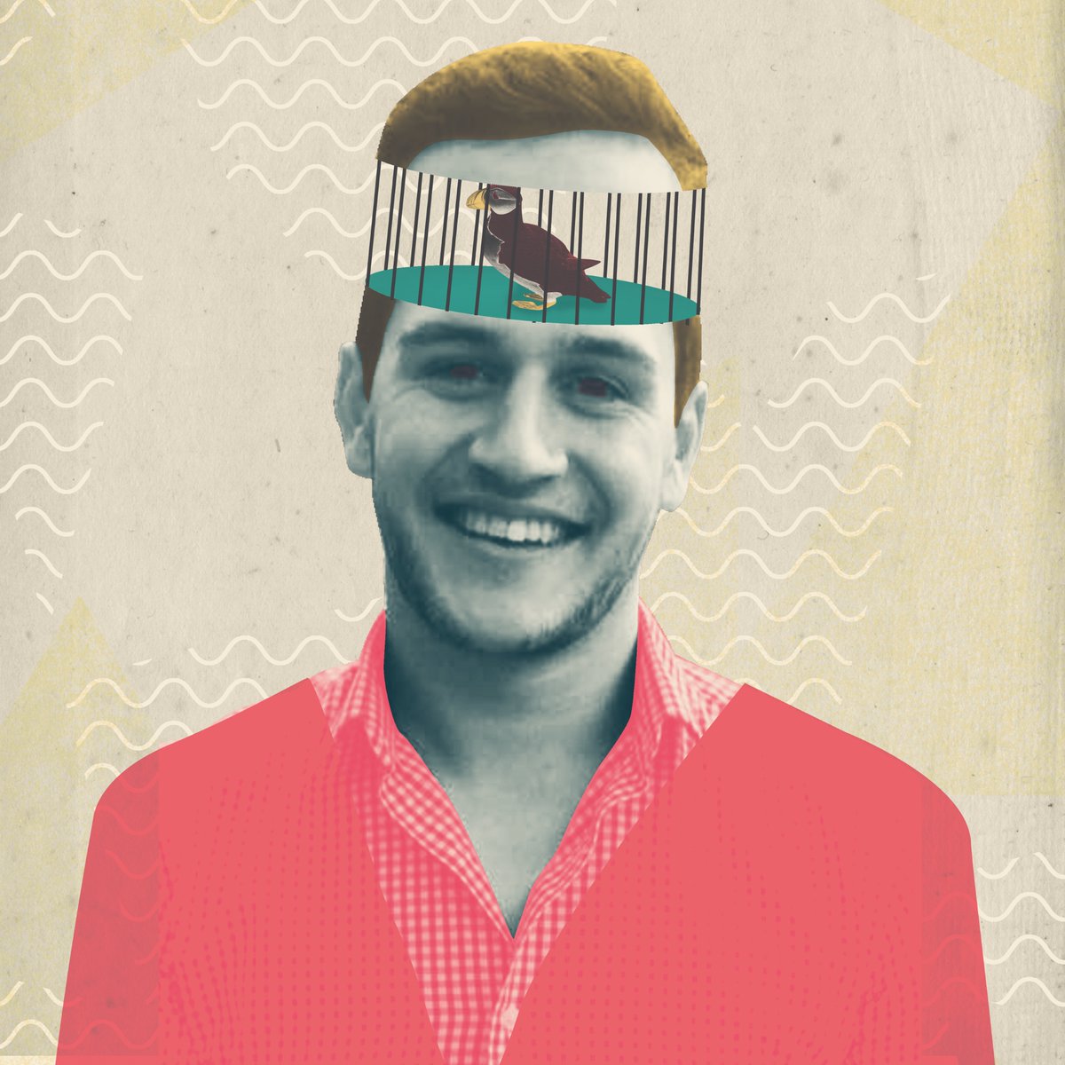 RobHalhead's tweet image. Samuel, 44/50 commissions I created for the fifty 'D&amp;amp;AD New Blood Academy Winners'.
- Commissions - hello@robhalhead.co.uk

#collageart  #digitalcollage #newblood #newbloodacademy #illustration #collageillustration #art  #photoshop  #digitalcollage  #artfido #dandad