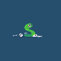 arustymonky's tweet photo. A carrion worm lurking among the bones of the fallen for #MarchMobs Vermin Minion. #pixelart https://t.co/Y2UqF5XyTb
