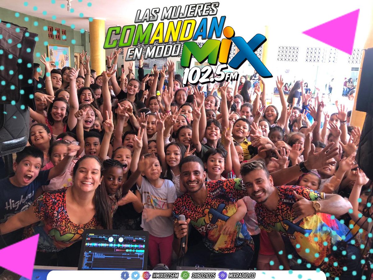 mix1015fmcali's tweet photo. En el #BreakMix tambien COMANDAN las mujeres siempre en #ModoMix. https://t.co/jY9KcMRvaC