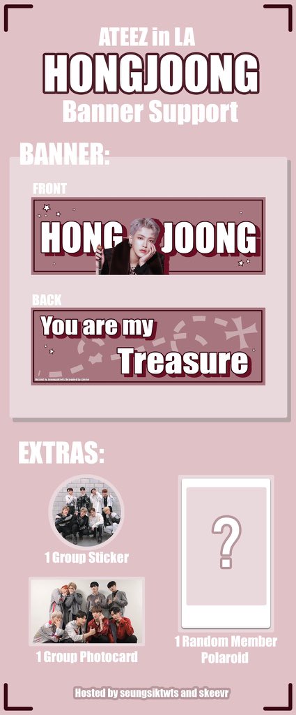 seungsiktwts's tweet photo. 🌸ATEEZ LA FREEBIES🌸

Hi!!! Me and @skeevr are hosting a banner project for Ateez in LA (4/26)! We’ll be giving out 200 banners and goodie bags out for free, exact location and time tbd!! 

#ATEEZinLA #ATEEZ #에이티즈 https://t.co/TH48N9EA5f