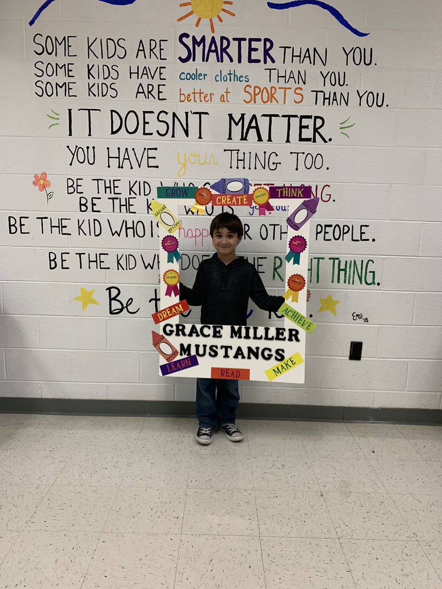 GraceMillerES1's tweet photo. Congratulations to this young man for receiving a positive referral! Way to go!  We are proud of you! https://t.co/iJYWf3yr3z