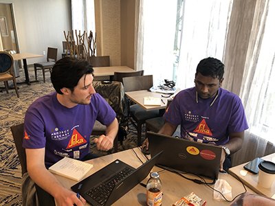 Sika_USA's tweet photo. Project Precast is underway at the #PrecastShow! Five student teams have just 48 hours to design a high school football stadium and present their idea. Best of luck to all teams. We look forward to seeing your creativity! https://t.co/hYWM2biufJ