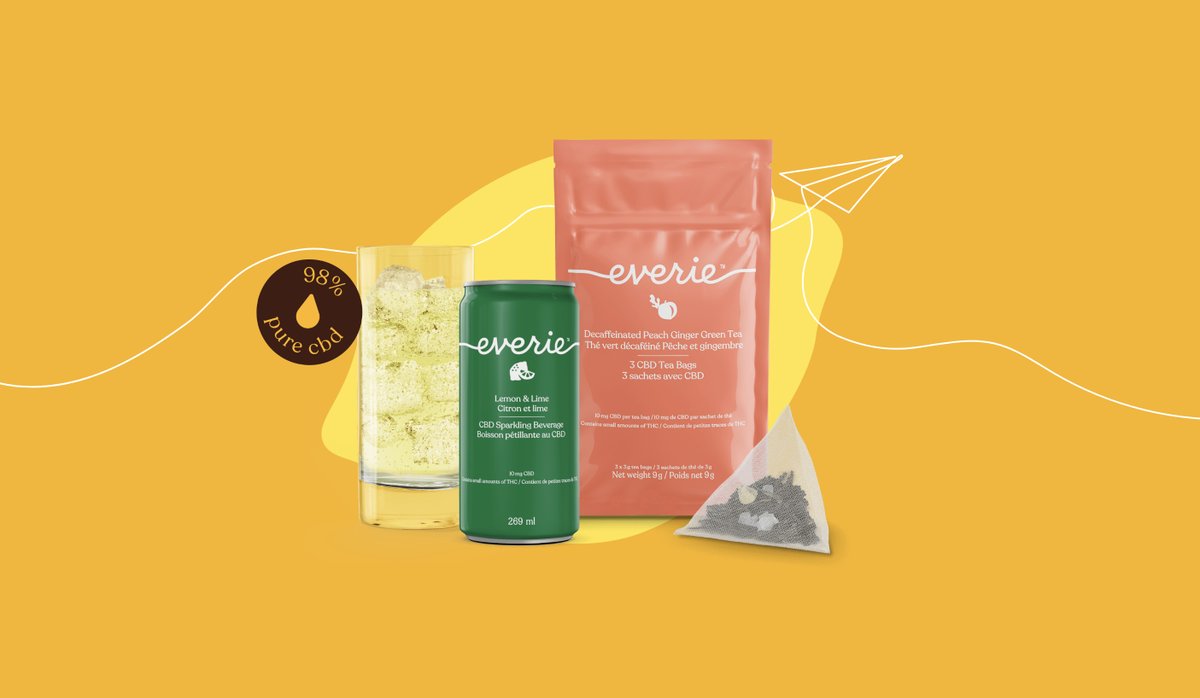 Congratulations to our partners at Fluent who launched their SECOND line of CBD beverages across Canada this week. 

Learn more about Everie brand CBD infused teas &amp; CBD sparkling beverages: everie.ca
