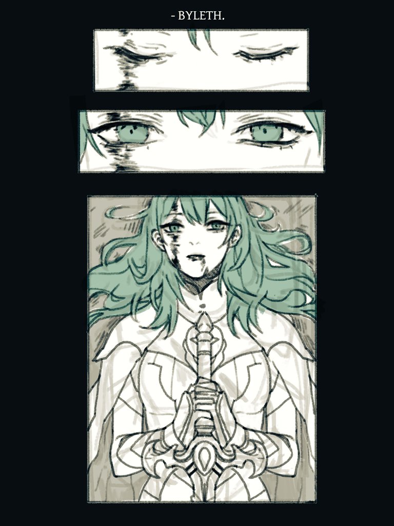 "embrace as sweet as death." (1/2)

church route au
back to making regularly scheduled edeleth angst ? 
#fe3h #Byleth #Edelgard #edeleth 