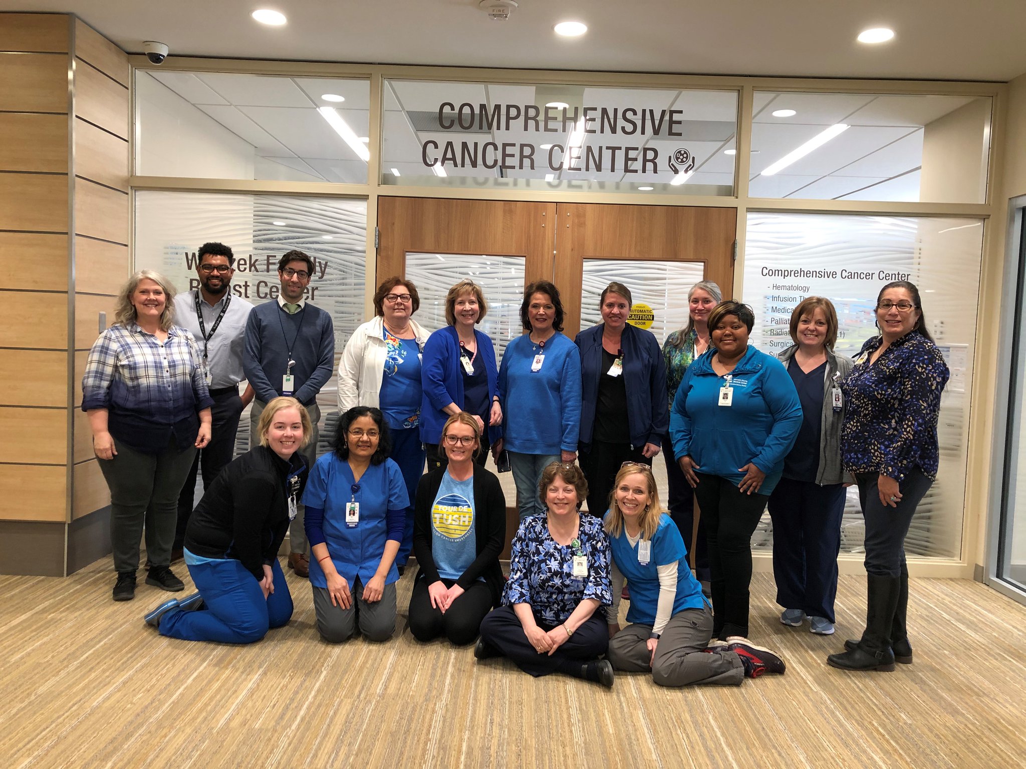 HCMC Cancer Center on Twitter "Some of the Cancer Center Team has gone blue again for Colon