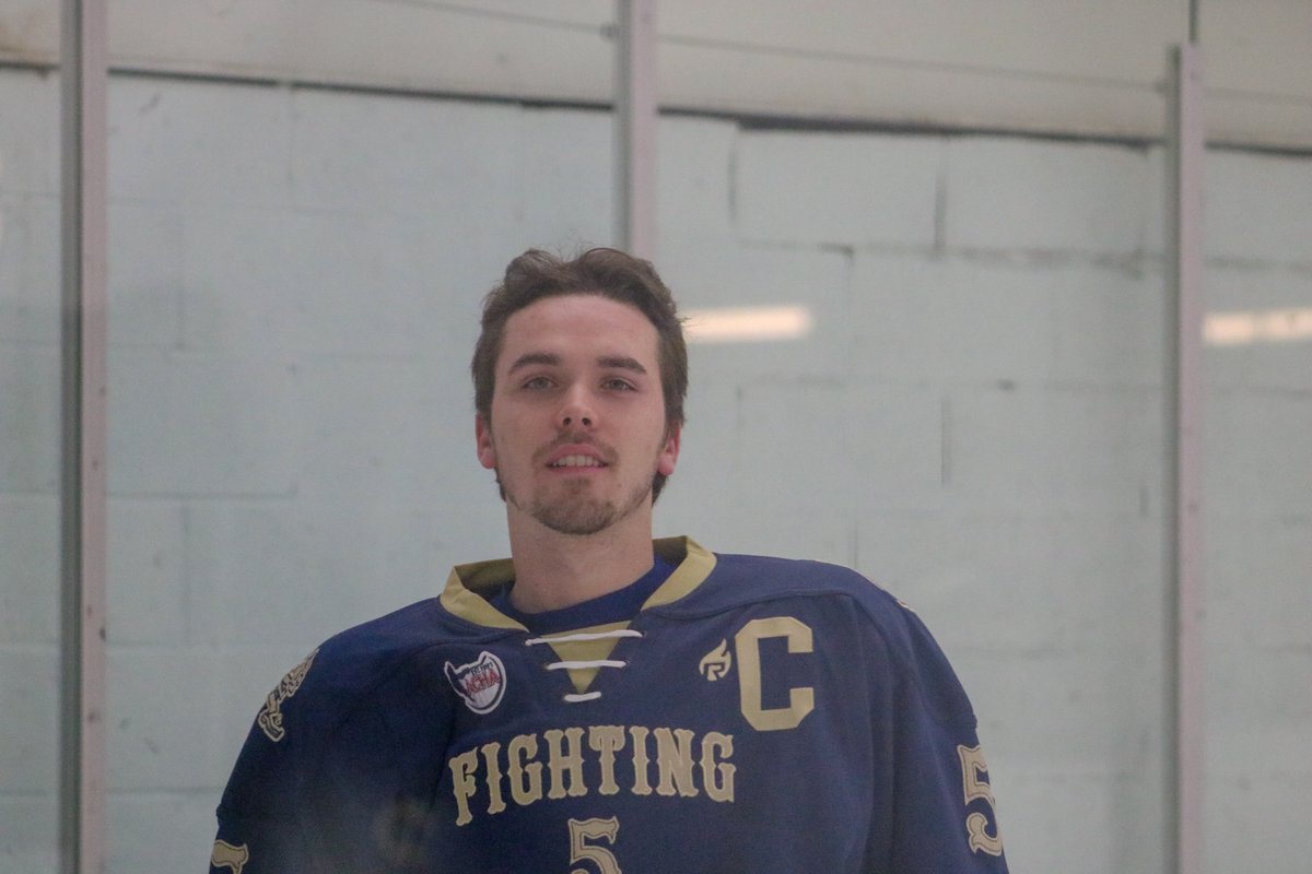 NDHockeyClub's tweet photo. Congrats to our boys @david_wendel18 and @RyanRenzulli for earning a spot on the ACHA D3 All North Region Second Team! https://t.co/VcVgMYbfZg