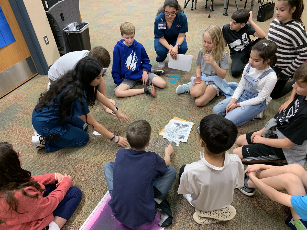 CESAukerCrew's tweet photo. Not only did we kick off our Kids Heart Challenge this morning, but we spent the afternoon diving deeper into the health science field with the help of some wonderful high schoolers! What great learning experiences ! #WeAreGCISD @CESCowboys https://t.co/IPI5uAQdQM